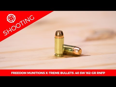 Freedom Munitions X-Treme Bullets .40 SW 165-gr. RNFP