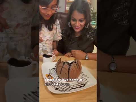 Chocolate room #chennai# chocolate lava bomb #must try