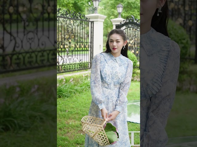 NT12X059 - Đầm họa tiết hoa