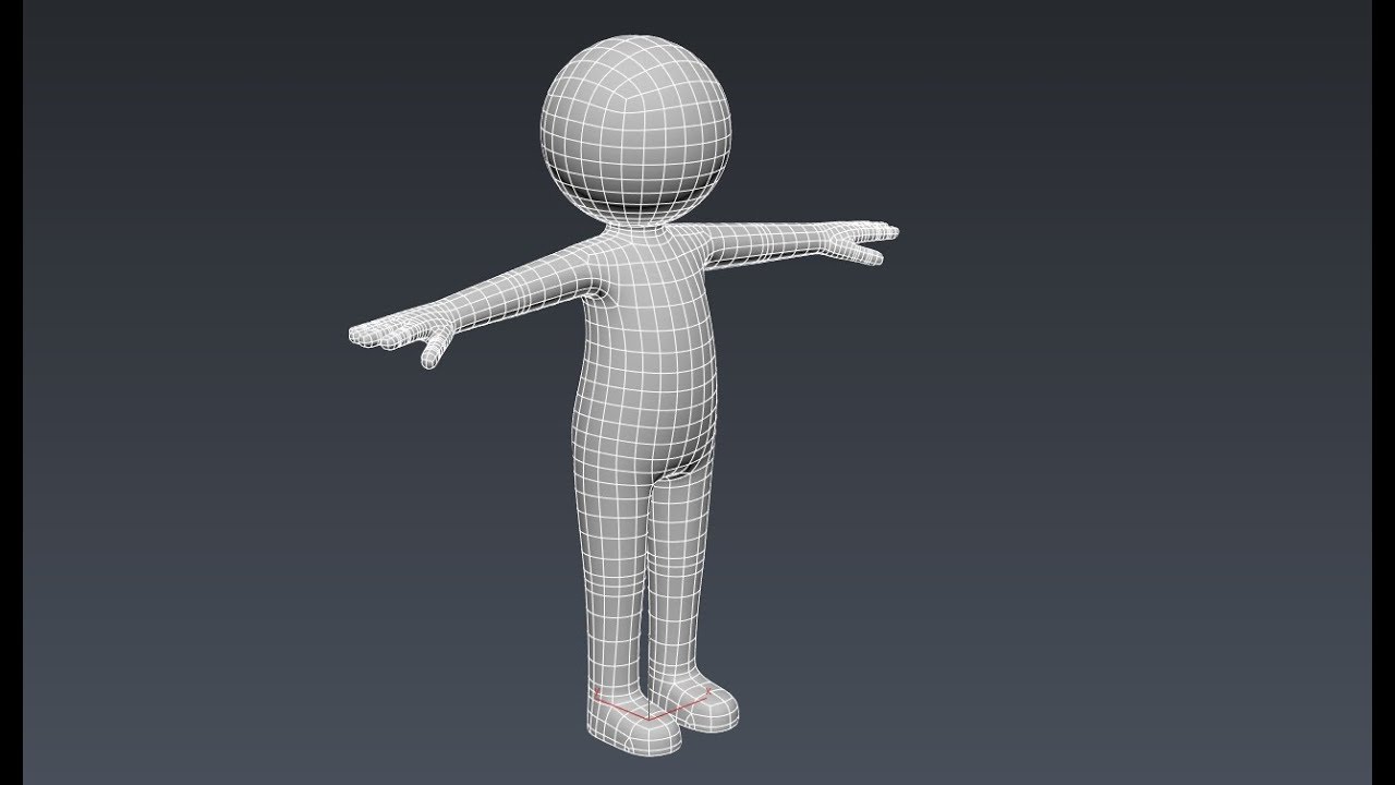 Cat Rig Stickman adulto da 180 cm Modello 3D