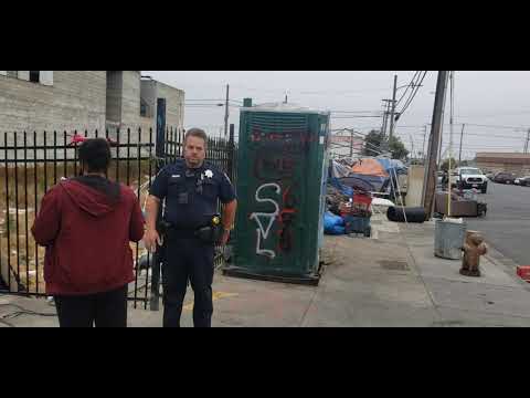 Raw video of Tent City being bulldozed.  China Town, Salinas CA June 26 2021