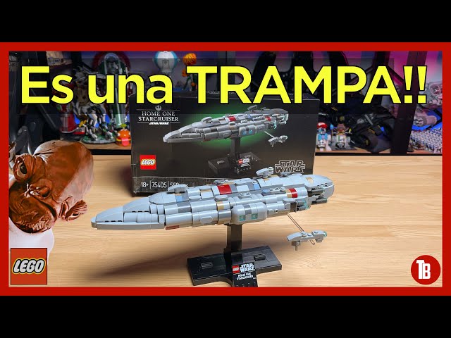 Vídeo relacionado con LEGO Star Wars 75405 Crucero Estelar Hogar Uno Maqueta para Construir para Adultos de Nave Coleccionable, Decoración para Hogar y Oficina, Regalo para Hombres y Mujeres Fans del Retorno del Jedi
