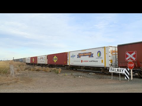 3PM7 Pacific National Intermodal Container Train (22/1/2021) - PoathTV Australian Railways