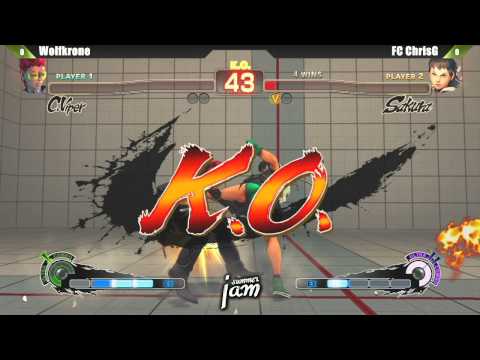 SSF4 AE2012 LOSERS SEMI - Wolfkrone vs FC ChrisG - Summer Jam 6