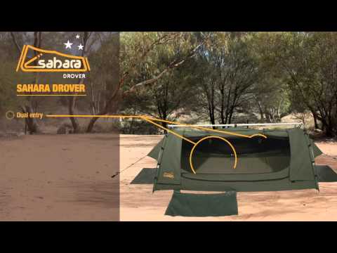 Sahara Drover Freestanding Dome Canvas Swag with Bag