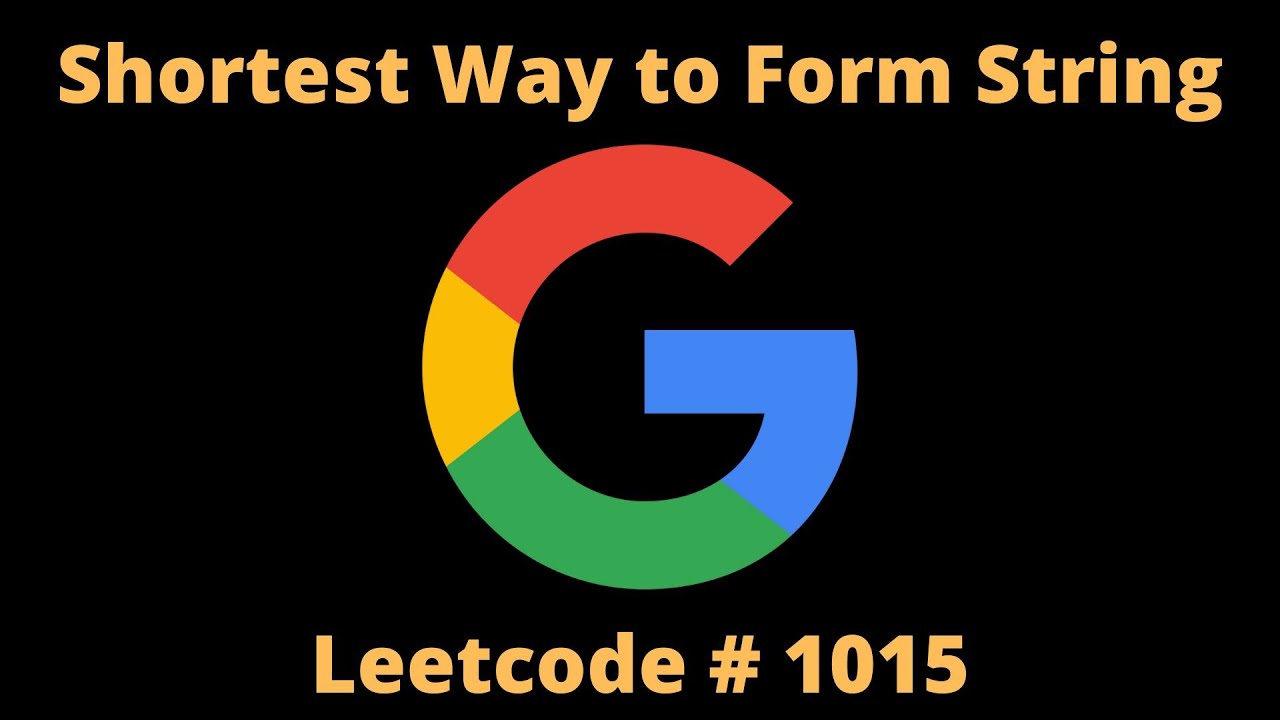 SHORTEST WAY TO FORM STRING | LEETCODE 1055 | PYTHON GREEDY SOLUTION
