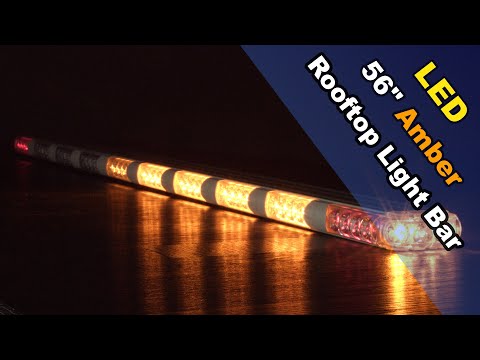 56" Amber Rooftop Light Bar