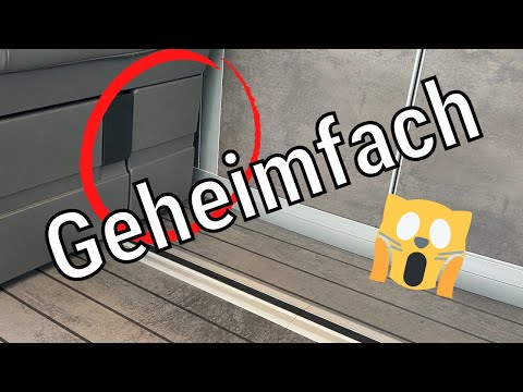 🚐 Der VW California hat ein ungenutztes Fach | Mach eine Schublade draus!  🤩