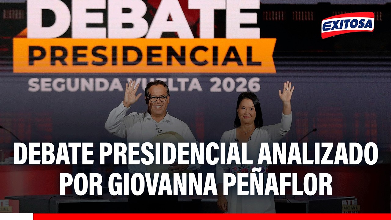 🔴🔵 Peñaflor: "Debate fue aburrido, digno de dos candidatos que no recibieron el voto mayoritario”