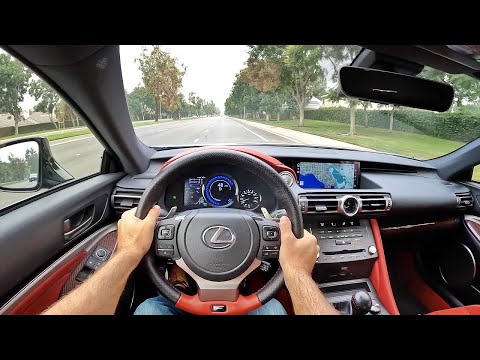 2021 Lexus RC F Fuji POV Test Drive (3D Audio)(ASMR)