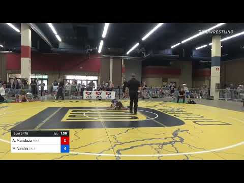 40 Kg Rr Rnd 4 - Abigail Mendoza, Texas Style Wrestling Club Vs Megan Valdez, California 8919