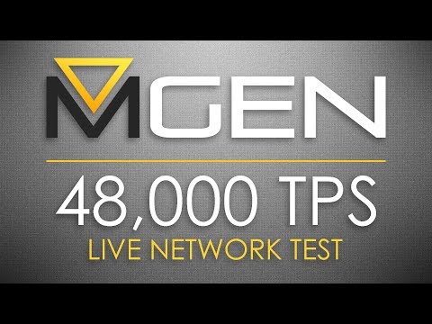 MGEN Live Test Synapse 2019 - 48k TPS achieved