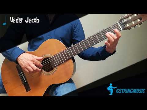 Guitar Train 1 - Vader Jacob - Gitaarles voor beginners - Marcel van Dorst - Slow