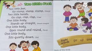 #Hop skip and jump junior KG Rhymes and songs #two little feet #macmillaneducation