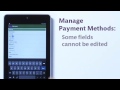 Manage Payment Methods Android Phone