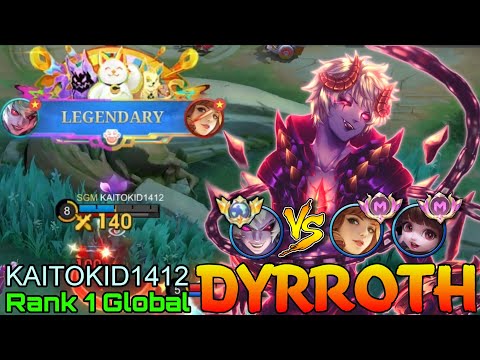 Legendary Dyrroth VS Supreme Guinevere & Chang'e - Top 1 Global Dyrroth by KAITOKID1412 - MLBB