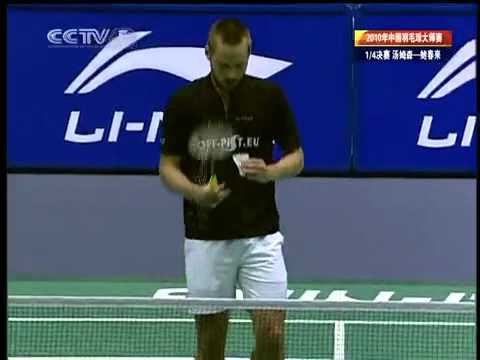[2010 China Masters Super Series QF] Bao Chun Lai vs  Christian Lind Thomsen 2/11