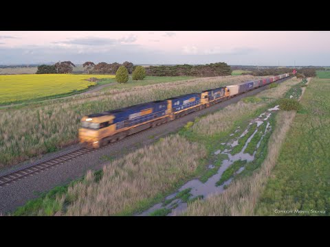 Pacific National 7MP5 Freight Train With NR34 "First Nations" (8/10/2022) - PoathTV Railways
