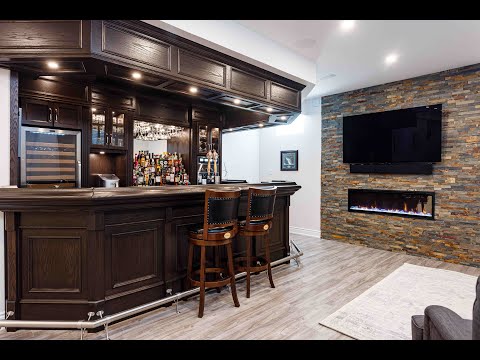 King City Basement Renovation with an Amazing Bar / Client Testimonial