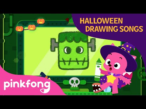 The Frankenstein | Halloween Drawing Songs | Pinkfong Songs for Children