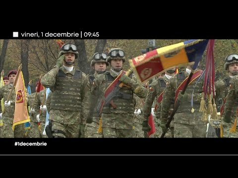 Parada militară de 1 Decembrie 2023 se vede la TVR