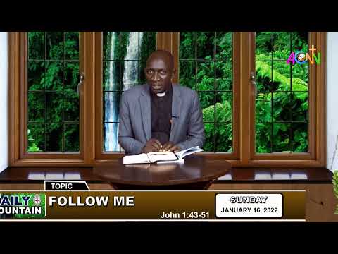 DAILY FOUNTAIN OF JANUARY 16, 2022 - THE REV'D CANON IBRAHIM DAUDA