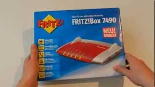 Unboxing AVM FRITZ!Box 7490 VDSL Router