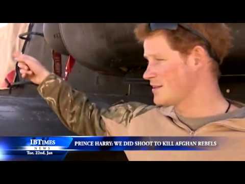 Prince Harry: We did shoot to kill Afghan rebels