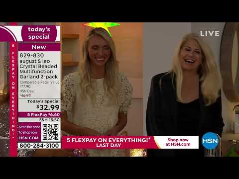 HSN | Christmas in July - august & leo Holiday Home by Giuliana Rancic 07.08.2023 - 09 PM