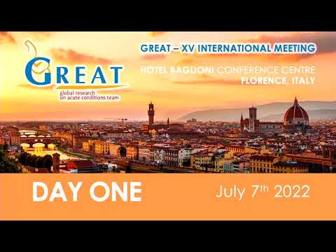 GREAT XV INTERNATIONAL MEETING 2022, Florence