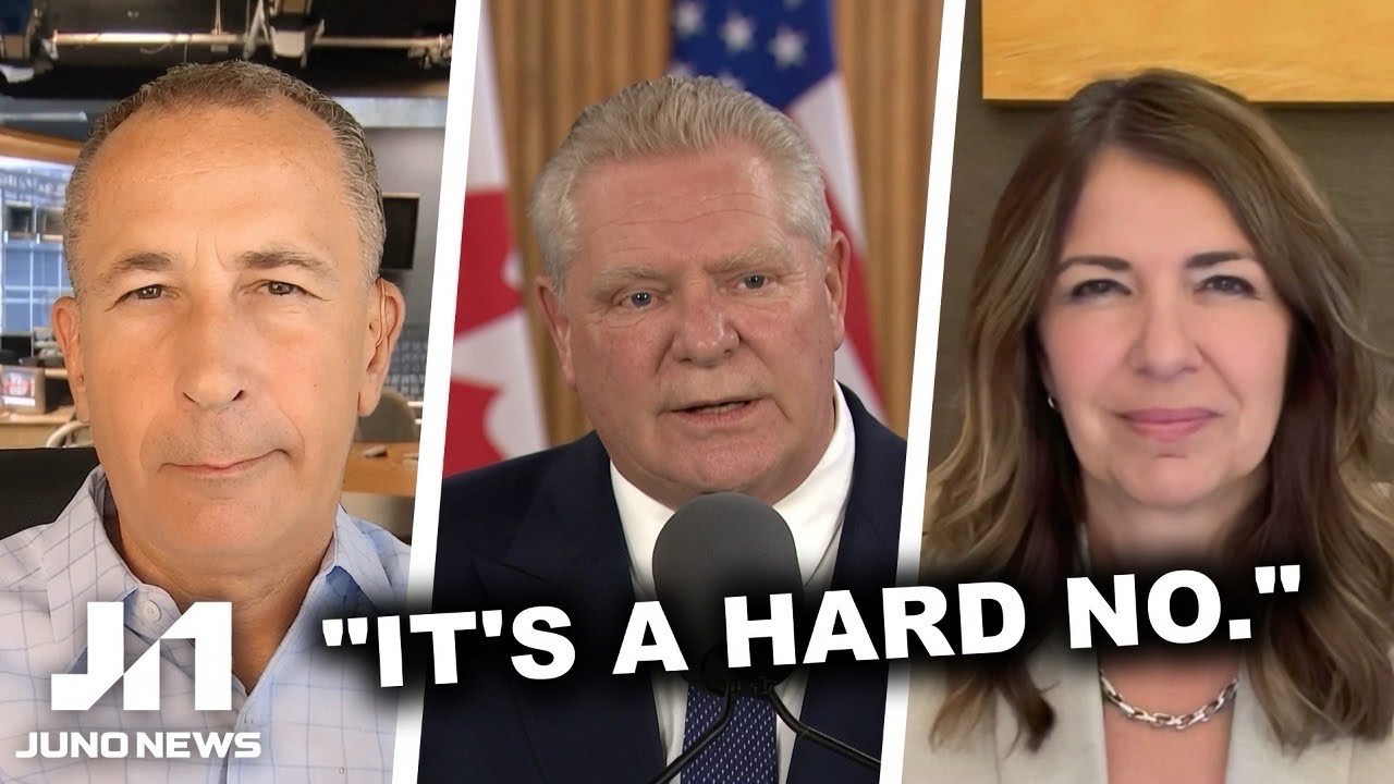 Danielle Smith REJECTS calls to weaponize Alberta energy