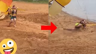 🤩 WHEN YOU BELIEVE THAT YOU CAN FLY 🤣 FUNNY PEOPLE COMPILATION