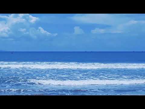 Fall Asleep with Powerful Waves at Night on Museddu Beach - Ocean Sounds for Deep Sleeping