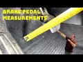 How To Measure Brake Pedal Height Brake Pedal Free Play And Brake Pedal Reserve Distance