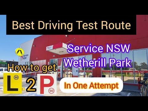 Driving Test Route Wetherill Park NSW Get Red P Driving Licence in one go