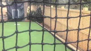 preview picture of video 'Batting cage frame and netting outdoor installation Atlanta GA'