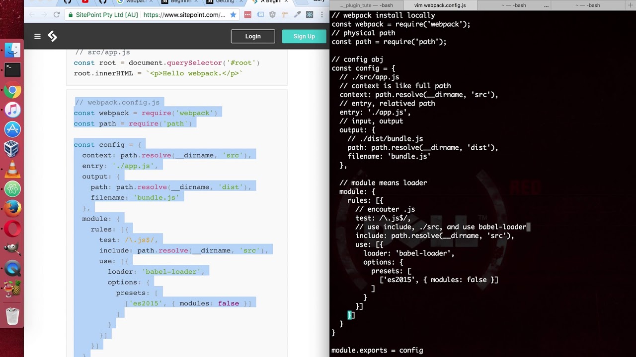 Configure Webpack with image-loader, sass-loader, code-splitting, multiple entries and more