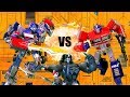 Optimus VS Prime VS Optimus Primal!! Feat. EpicVoiceGuy | Transformers Toy Battle Stop Motion |