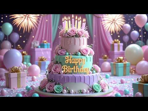 Sweet Happy Birthday Video 2025 💝 | Musical Greetings & Birthday Party Song 🎉