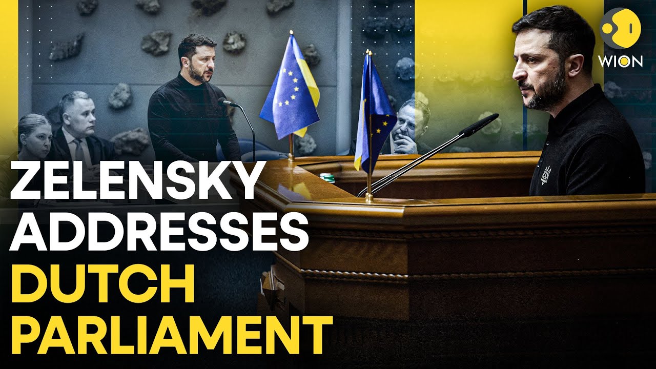 Zelensky LIVE: Zelensky Delivers A Speech In Dutch Parliament Amid Russia-Ukraine Tensions | WION