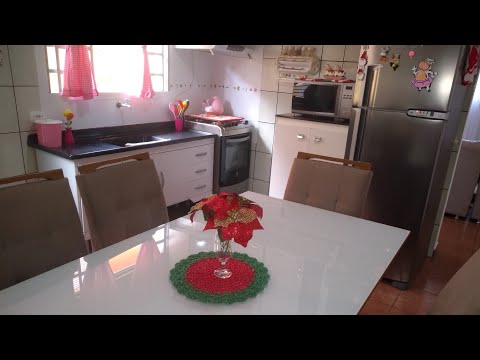 Limpeza na cozinha domingo de manhã