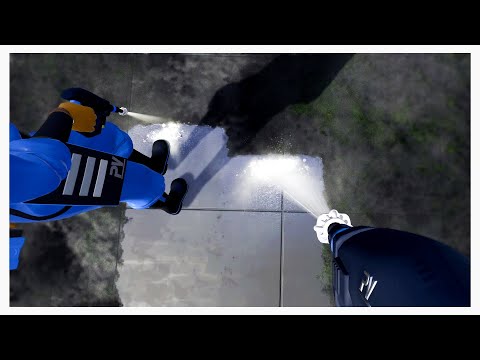 Power Washing with my friend Kryoz
