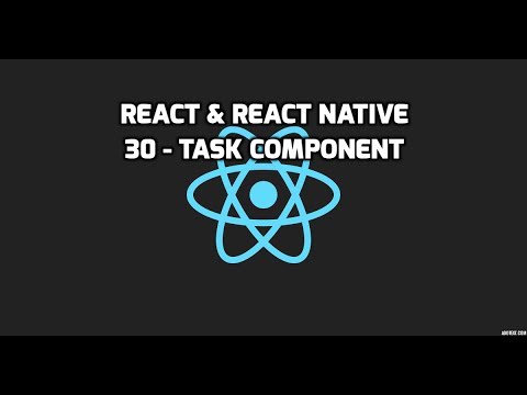Formation React React Native 30 Un composant Task