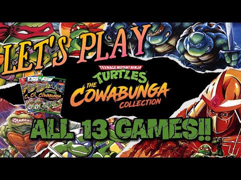 Let's Play- All 13 Games That Come In The Cowabunga Collection