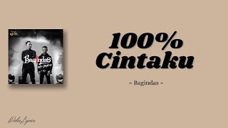 Download lagu Bagindas '100% Cintaku' Lirik Lagu mp3 Download lagu Bagindas '100% Cintaku' Lirik Lagu mp3