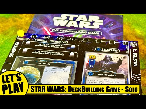 STAR WARS the DECKBUILDING GAME | Solo Playthrough | Leaders Variant