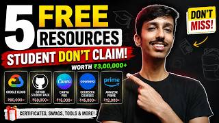 5 FREE Student Resources You're Missing (₹3L+ Value) | GitHub, Azure, 