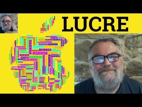 😎 Lucre Meaning - Filthy Lucre Defined - Lucre Examples - Filthy Lucre Definition Lucre Filthy Lucre