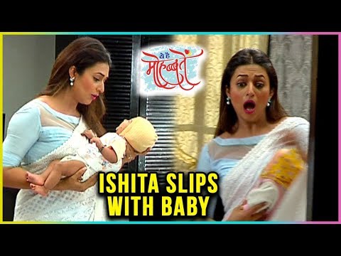 Ishita FALLS DOWN With Small Adi | Ye Hai Mohabbatein | TellyMasala