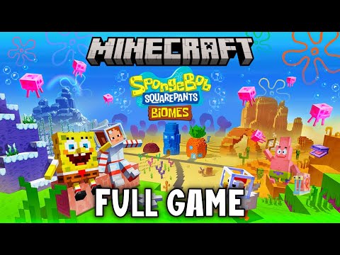 Minecraft x Spongebob Biomes DLC - Full Gameplay (Full Game)